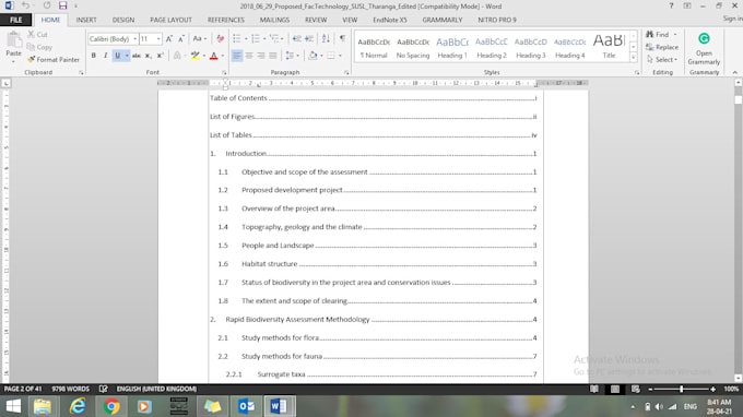 format, edit and design ms word documents