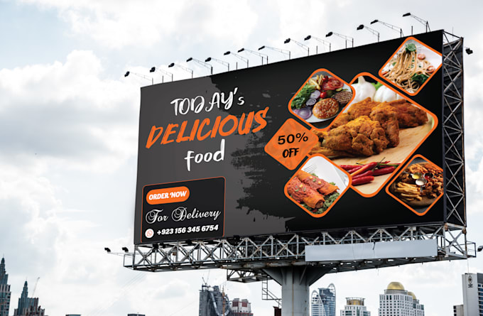 design creative billboard, signage, roll ups and banners
