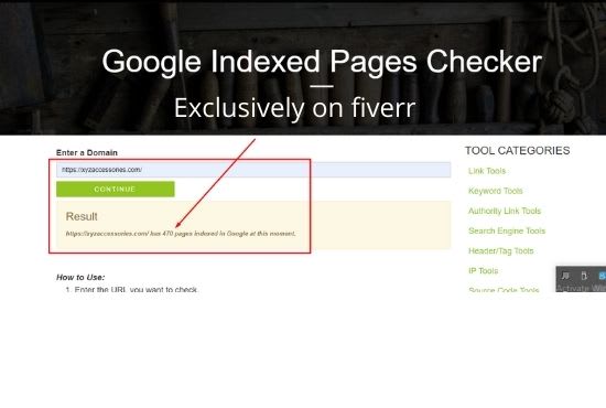 index your website or any link on google and fix erorr