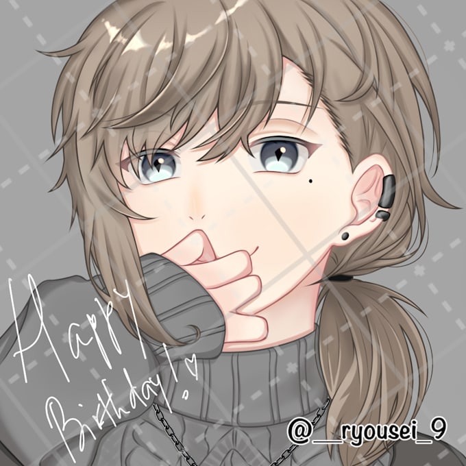 draw your original character or fanart in anime style