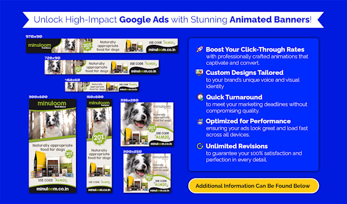 design creative animated HTML5 banner ads in 3 hours