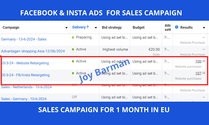 be your facebook ads campaign manager, fb advertisement designer