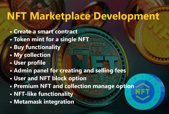 build nft marketplace, nft minting, stacking or auction nft