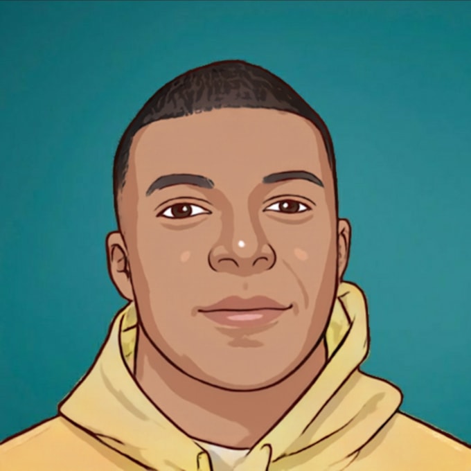 Draw you cartoon portrait by Ilyesbt Fiverr