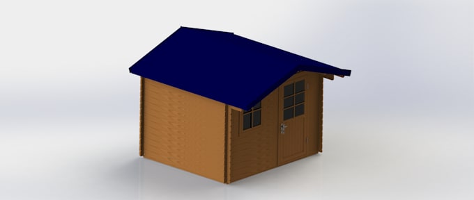 do 3d design and technical drawing of garden houses with instruction manual