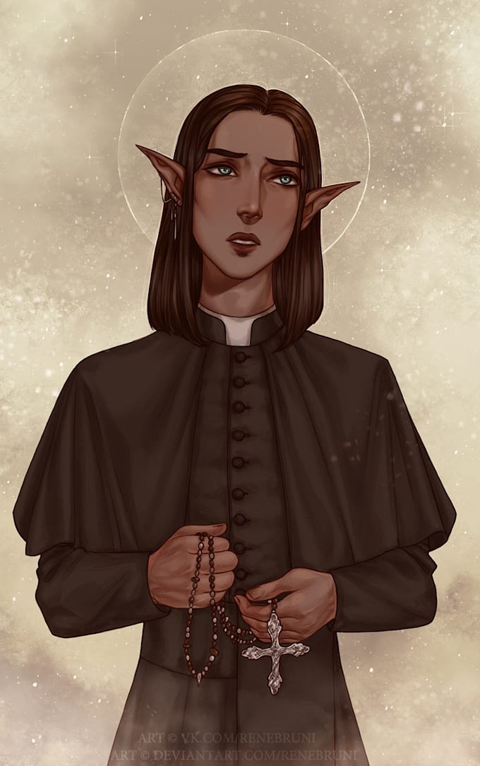 draw half body in my style