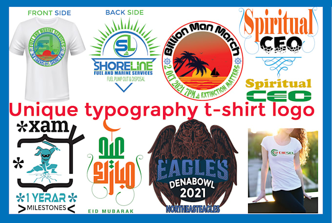 creative t shirt designer and typography specialist
