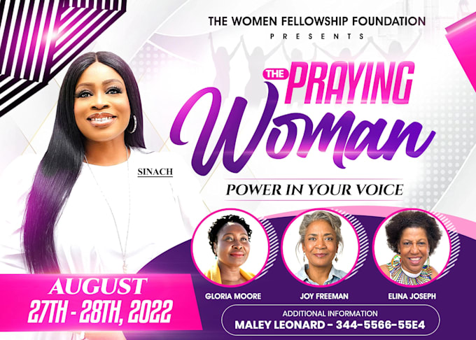 do exceptional church conference flyer  design in 6hrs
