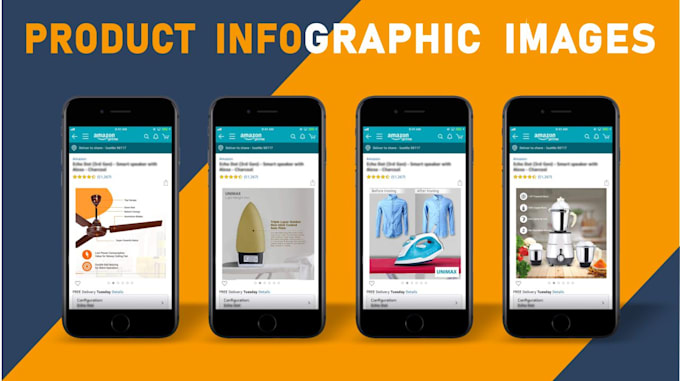 design amazon product images infographic lifestyle images