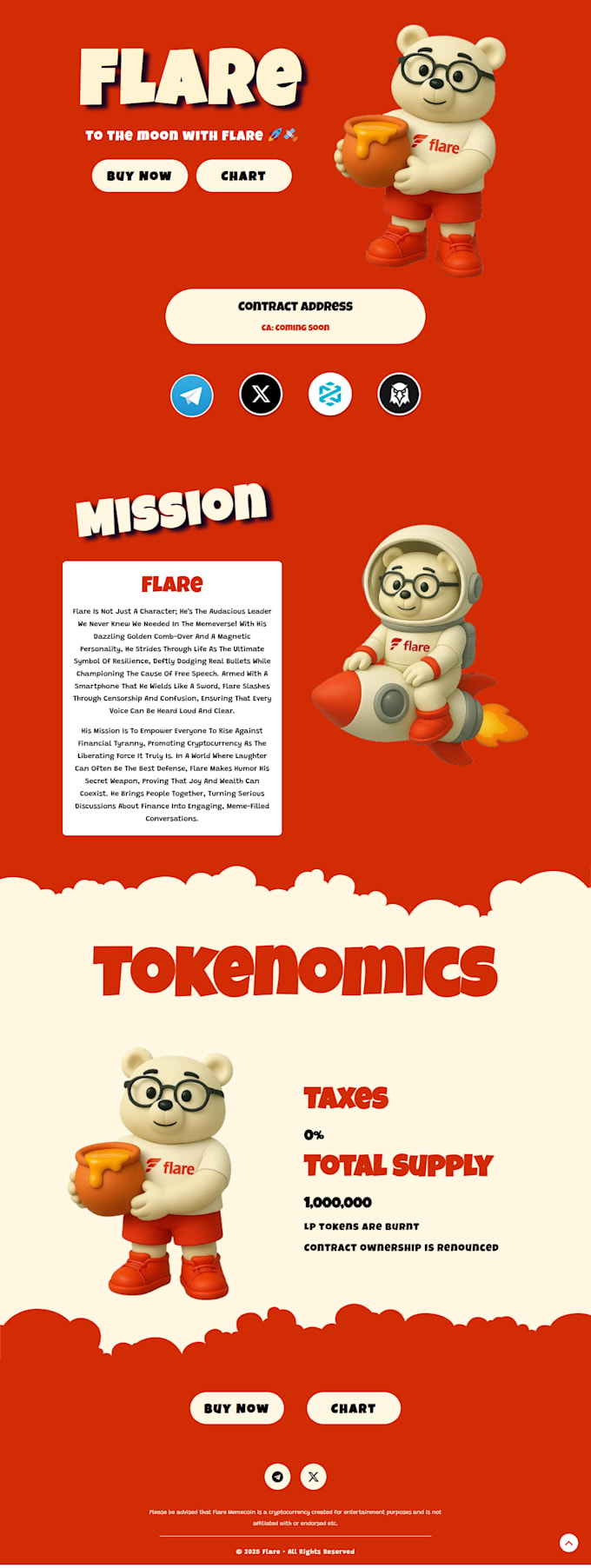 design crypto currency token, meme coin presale launch website