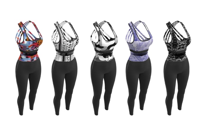 make realistic 3d apparel for your athletic wear