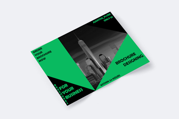 design professional creative trifold brochures
