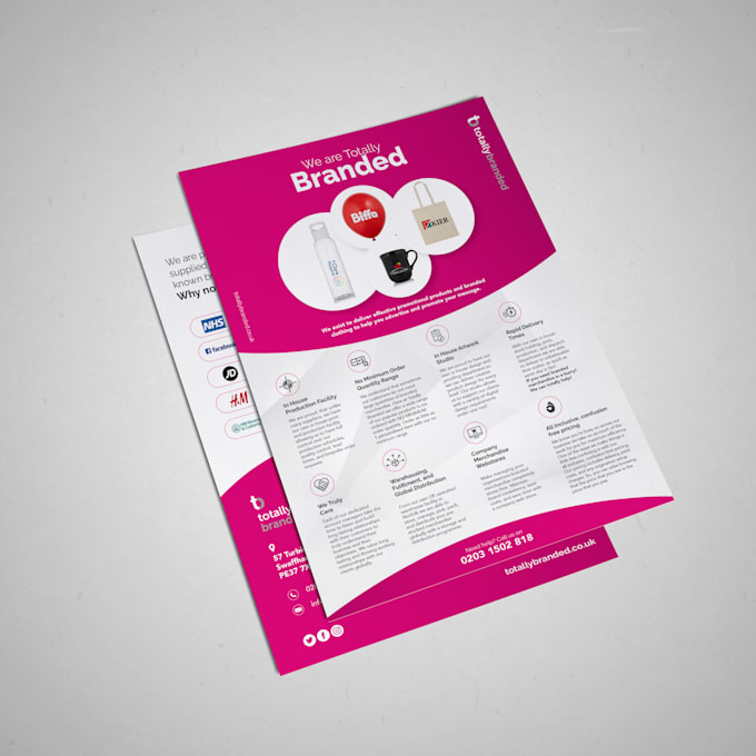 design a professional business tri fold brochure and flyer