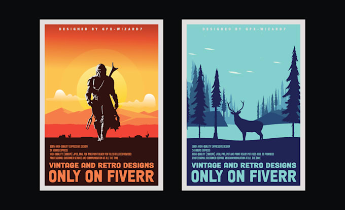 Professional Vintage Poster Design Result 2