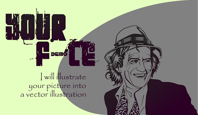 illustrate your picture into a vector illustration