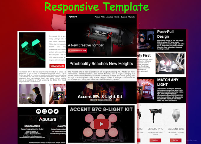 design and setup mailchimp email template newsletter