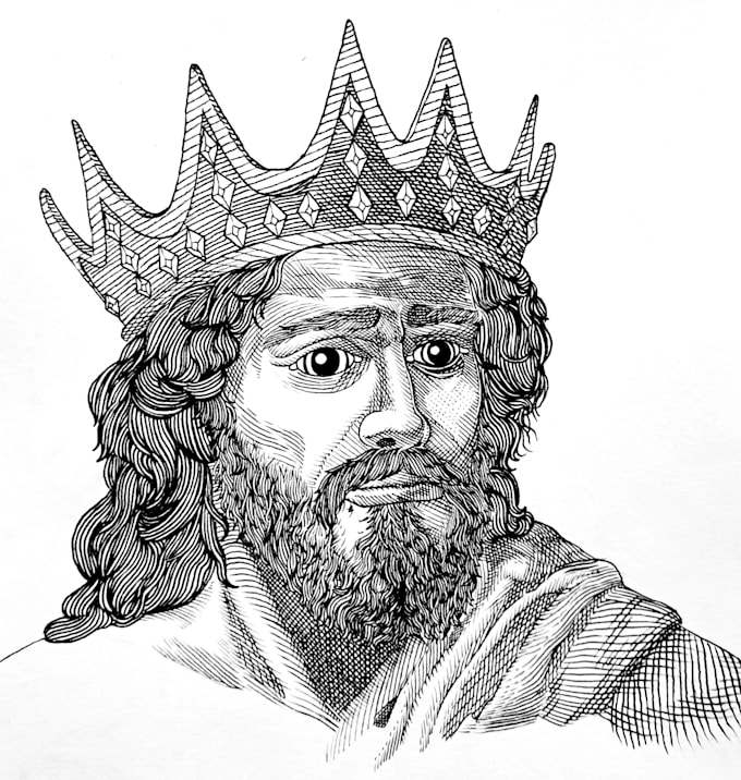 do high detailed pen and ink illustrations, hand drawn