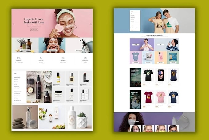 make revamp dropshipping shopify online store website