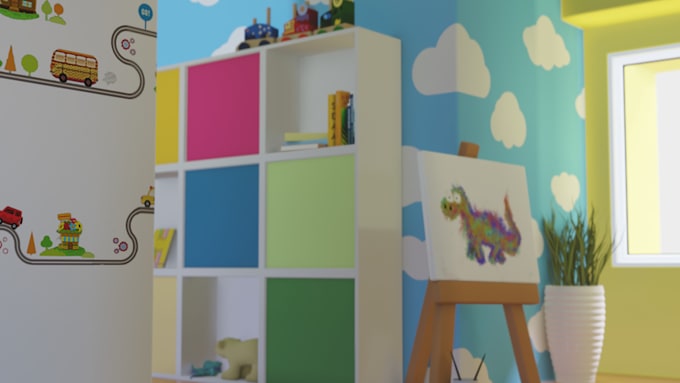 create beautiful 3d environment in blender