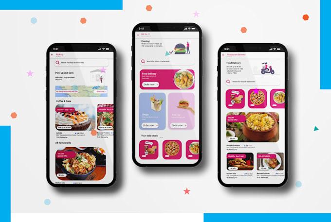 design professional mobile app UI design with prototype
