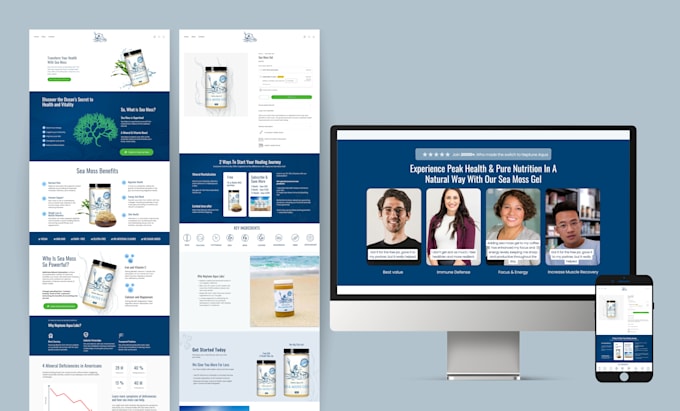 branded shopify website design