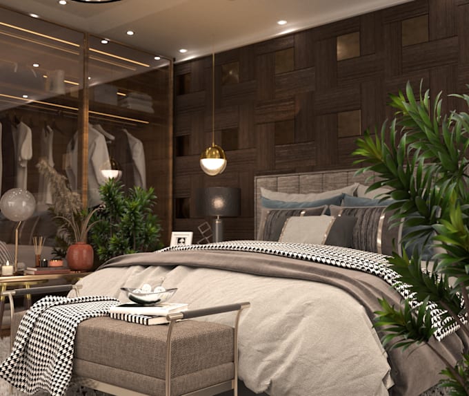 do 3d interior design decor and rendering