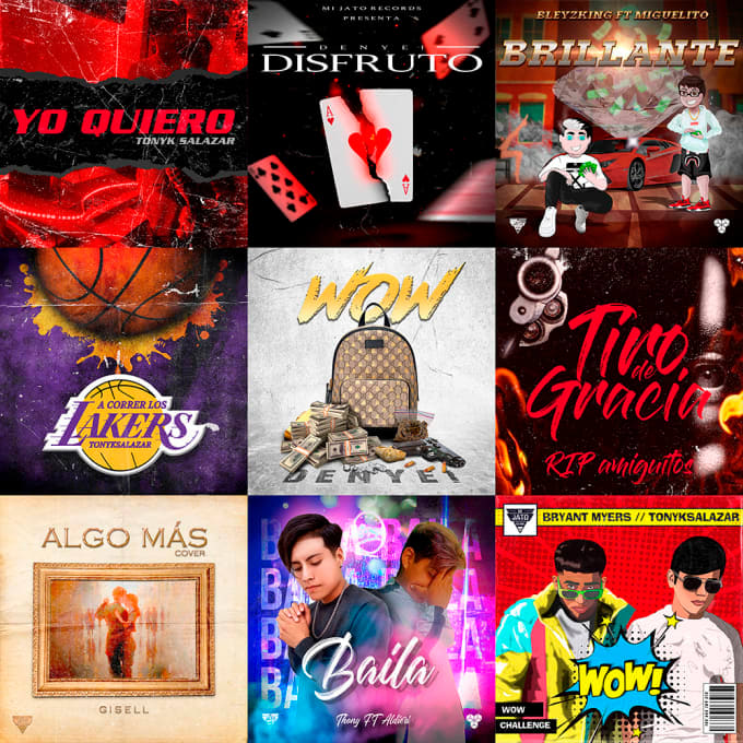 Design your high end album cover ,hip hop, single and mixtape cover art ...