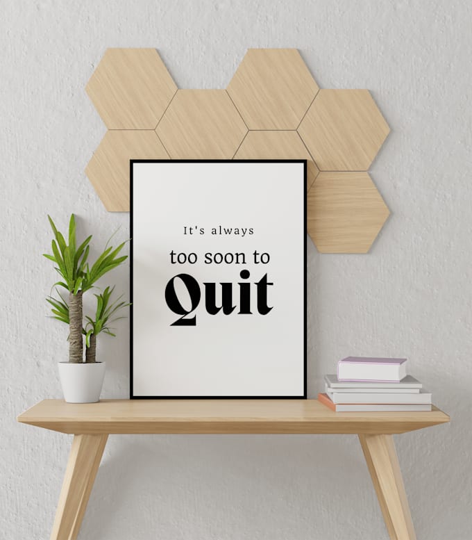 create printable wall art with motivational quotes