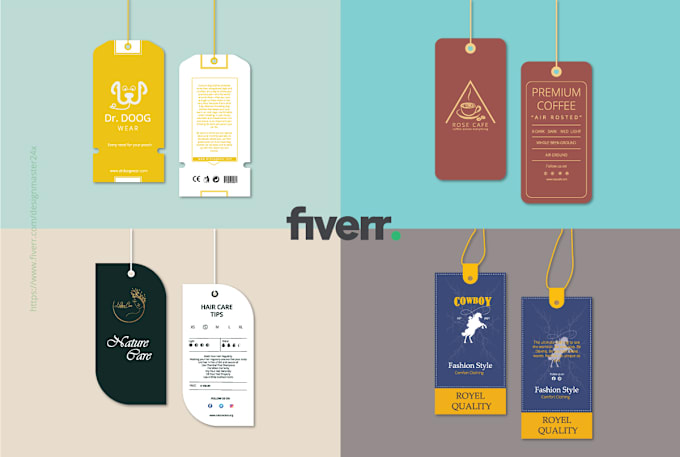 Do luxury clothing hang tag label design full set by Designmaster24x ...