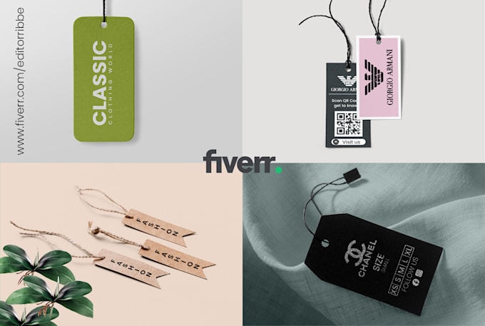 do luxury clothing hang tag and label design
