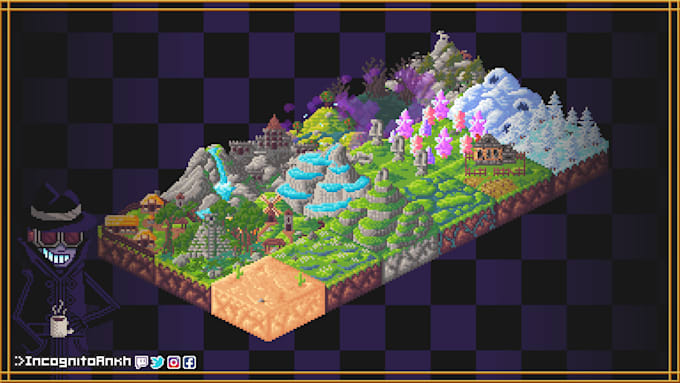 draw pixelart icons, items, tiles and misc assets