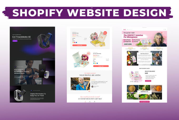 build a shopify ecommerce website or one product dropshipping store