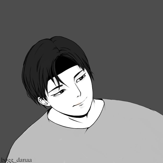 create an ilustration in anime style
