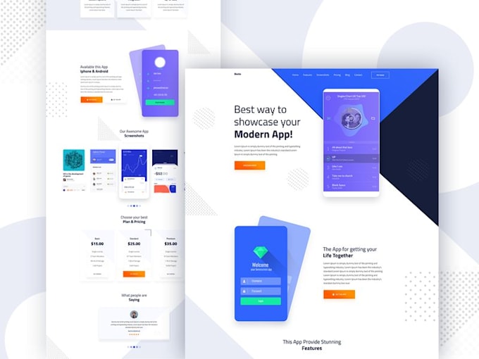 do wordpress landing page or single page website in just 1 day