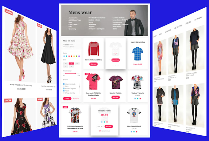 design a excellent wordpress ecommerce woo commerce website
