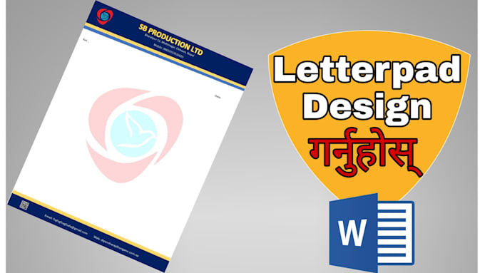 letterhead design editable with ms word