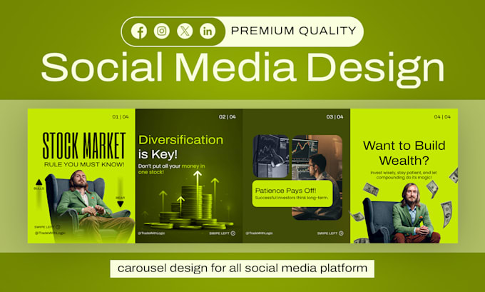 design amazing instagram carousel post