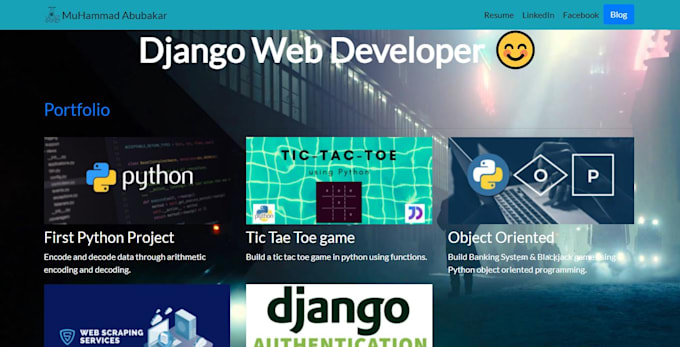 make a web application functional website django python