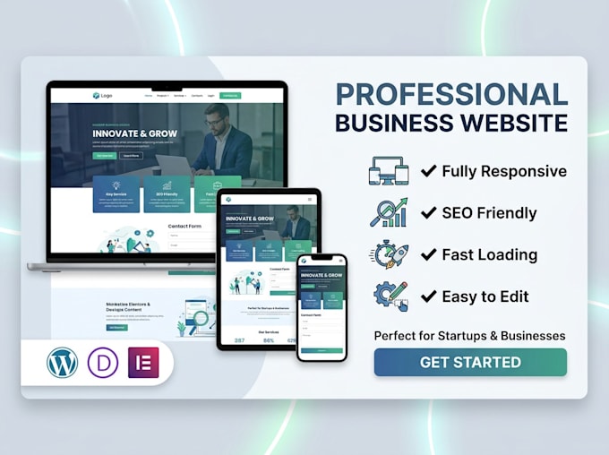 design and develop a professional wordpress business website