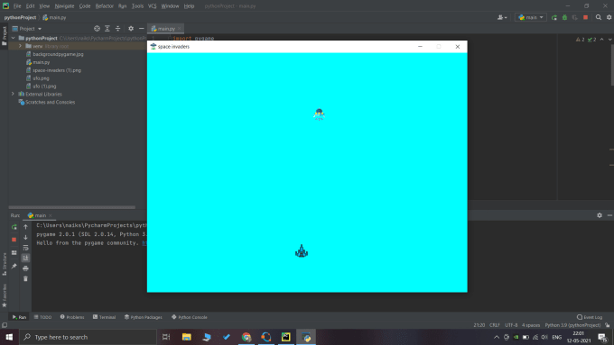 Create a beautiful 2d game using pygame in python by Shuvashishnaik ...