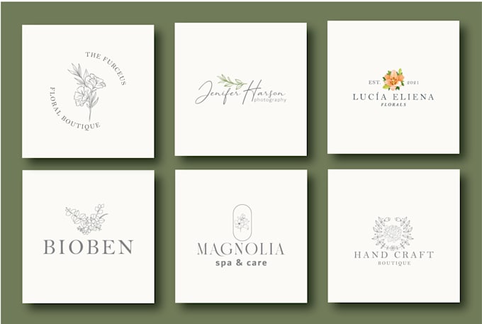 design stunning bohemian and botanical boho logo design