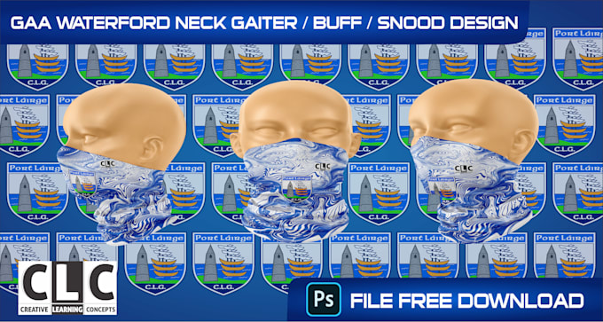 design 3d sports neck gaiter