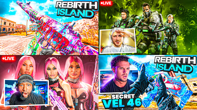 design eye catchy mw3 or warzone thumbnail