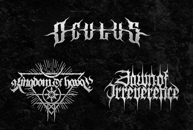 create a metal style logo for your band