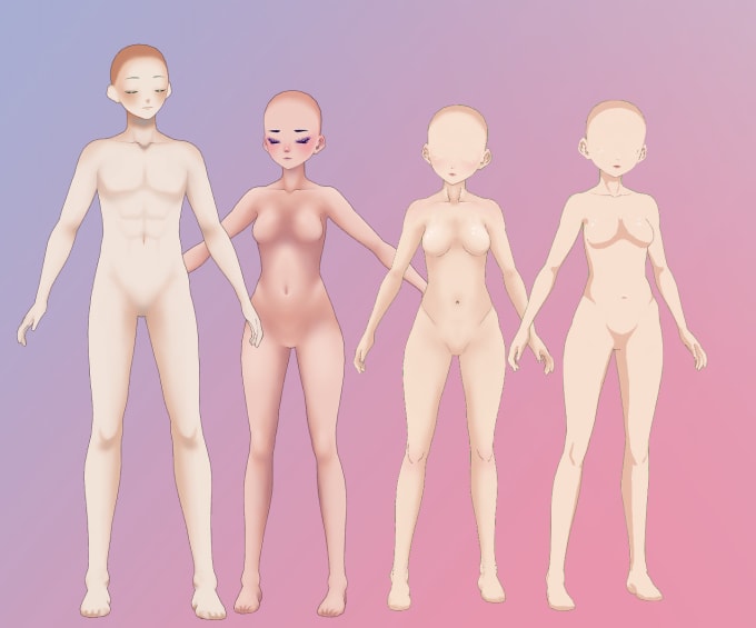 Design A Custom Skin Texture For Your Vroid Model By Onlyvirtualrae Fiverr