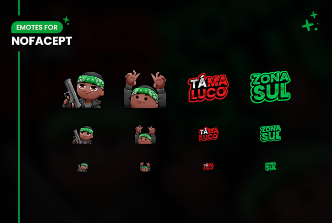 create cute twitch emotes and sub badges for your stream