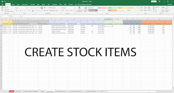 provide you an excel to tally integration software