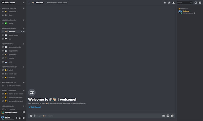 create an advanced discord server for you