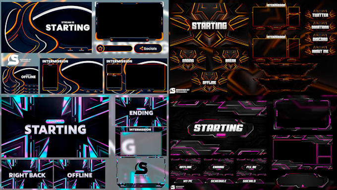 design you an amazing twitch overlay for your streams