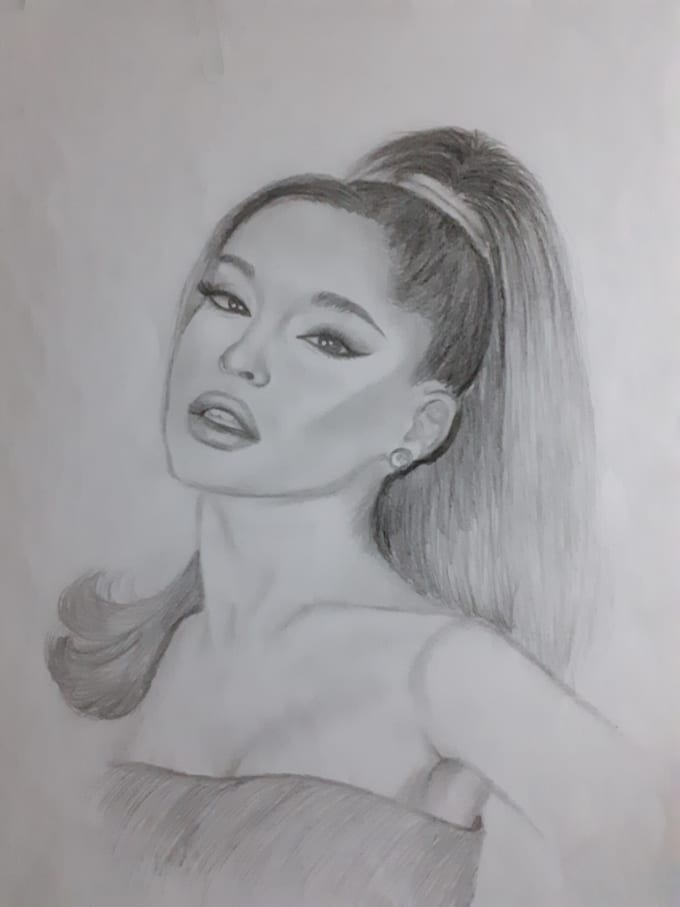 do portrait pencil drawing by hand